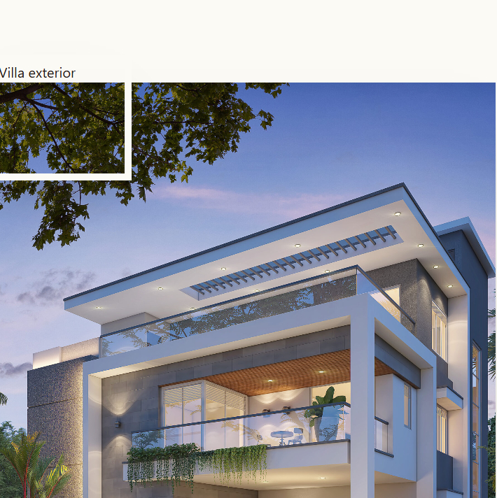 Villa elevation
